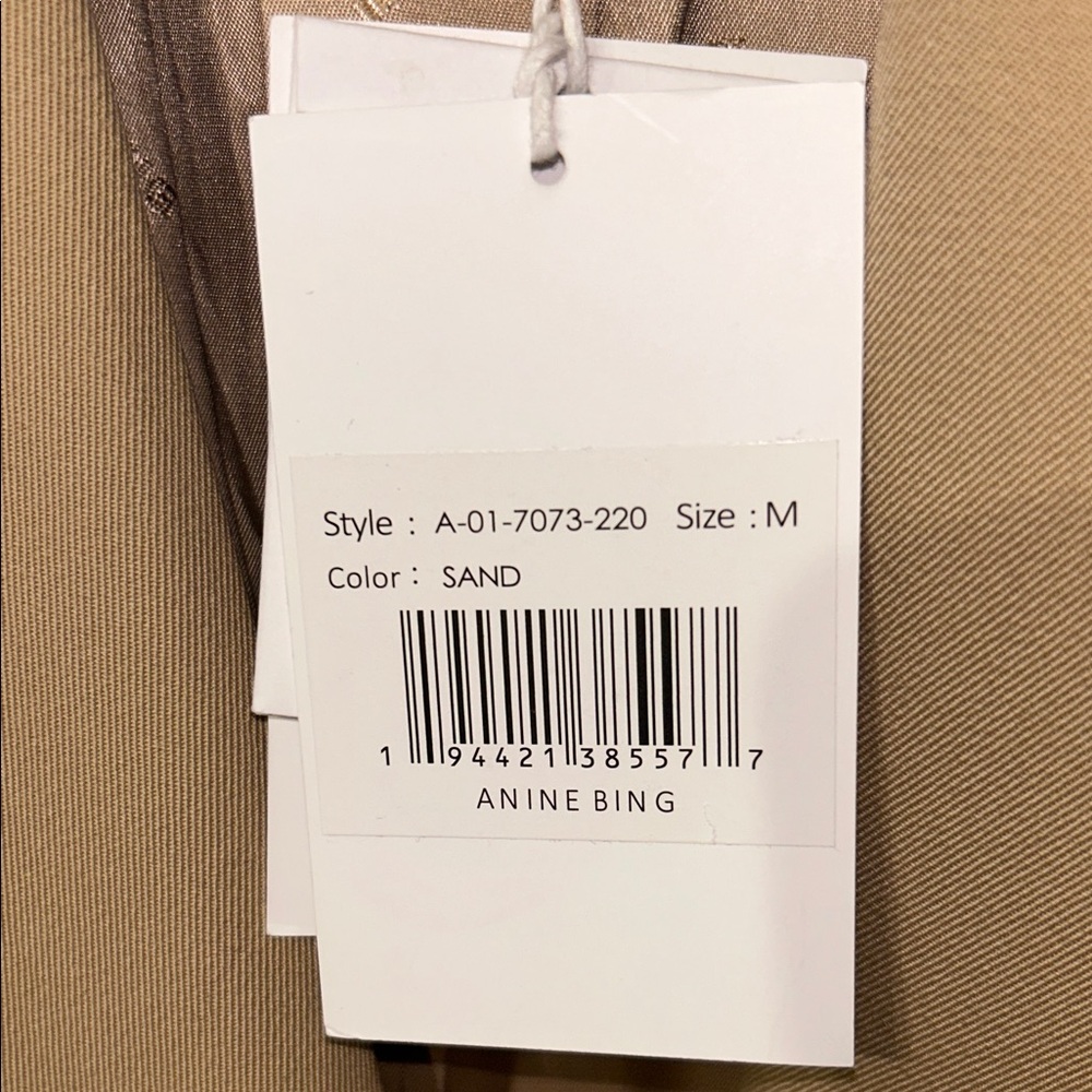 NWT Anine Bing QuinnBlazer-Deep Sand - Picture 8 of 8